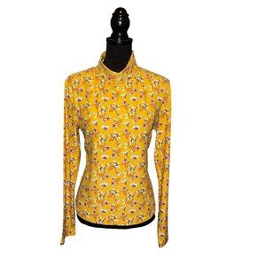 WINTER FLORAL TURLENECK